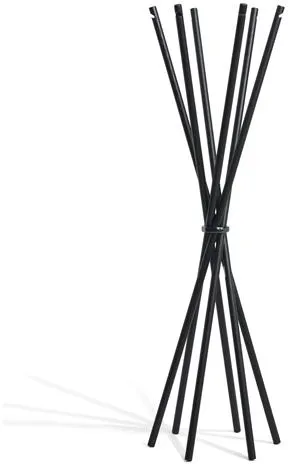 Møbel Copenhagen Coat Klesstativ Svartlakkert Ask/Satin Svart